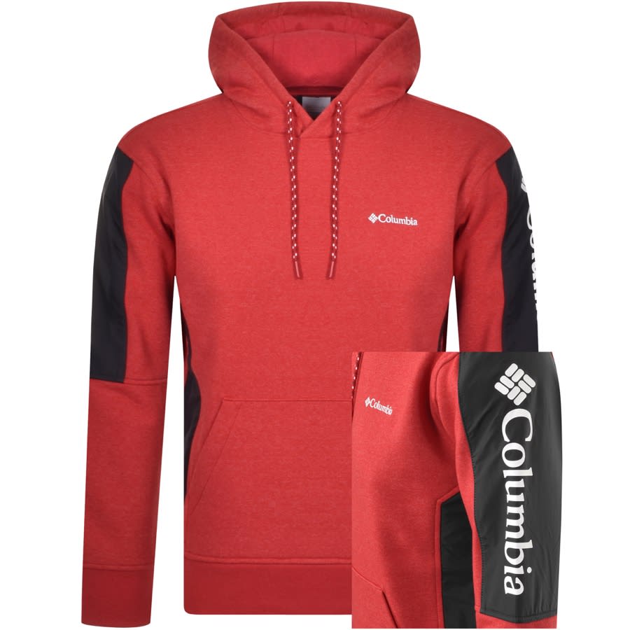 Alternative Image for ProductColumbia River Logo Hoodie Red1